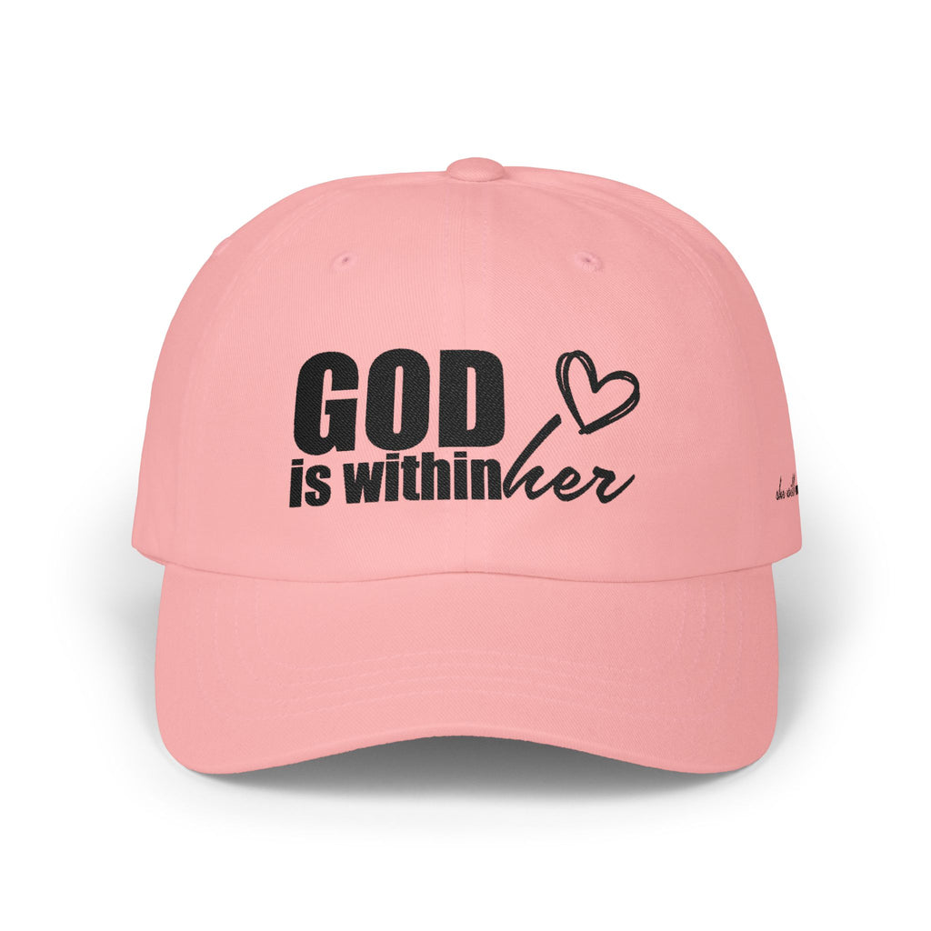 Women CAP | GOD IS WITHIN HER SHE WILL NOT FALL