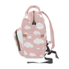 Girls Bear Baby  Diaper Backpack with "Psalm 46:5" Scripture