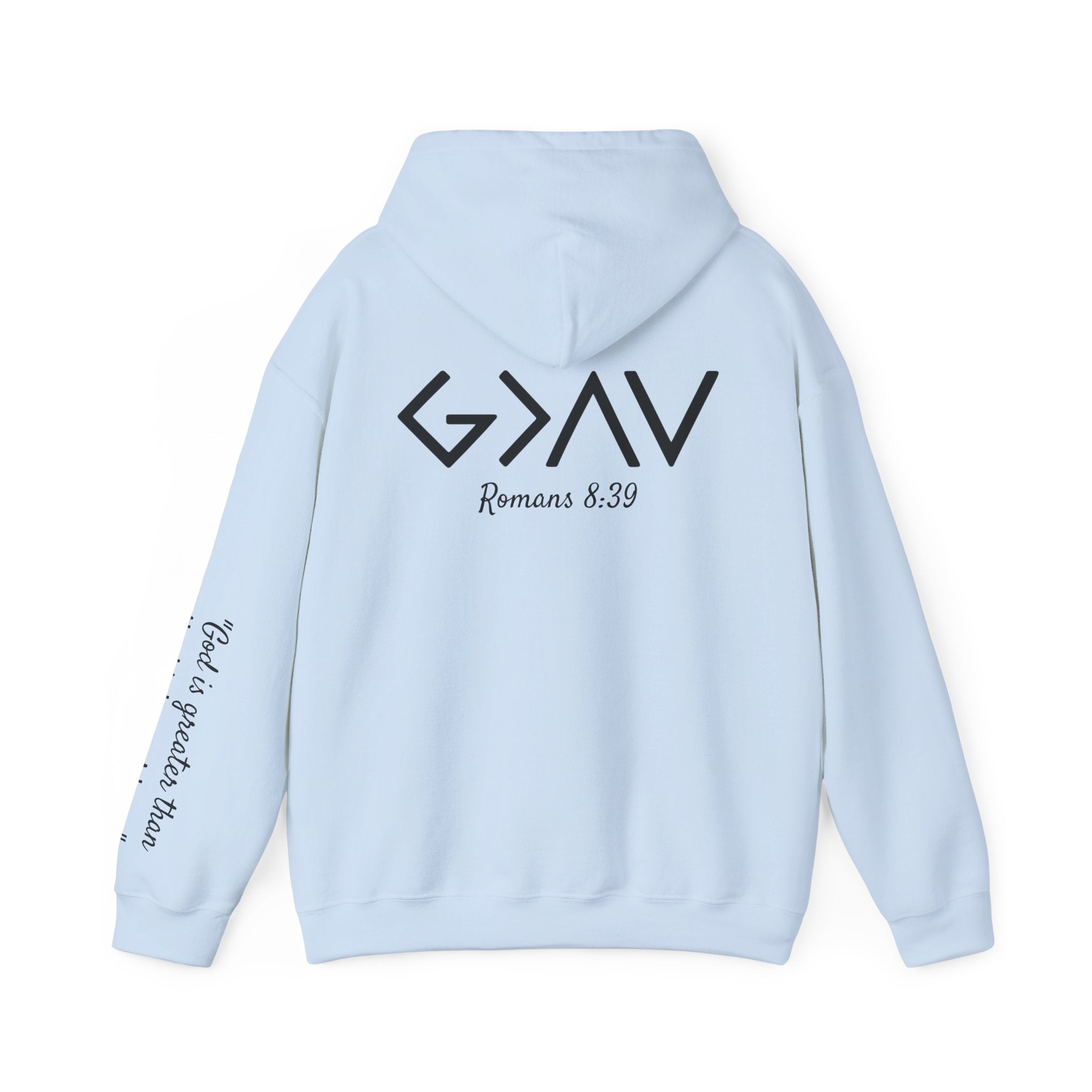 Women Hoodie - Romans 8:39 | GOD IS GREATER THAN MY HIGHS AND LOWS