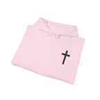 Men & Women Hoodies (Unisex) - Matthew 7: 8 Cross Hoodie | Bible Verse Scripture