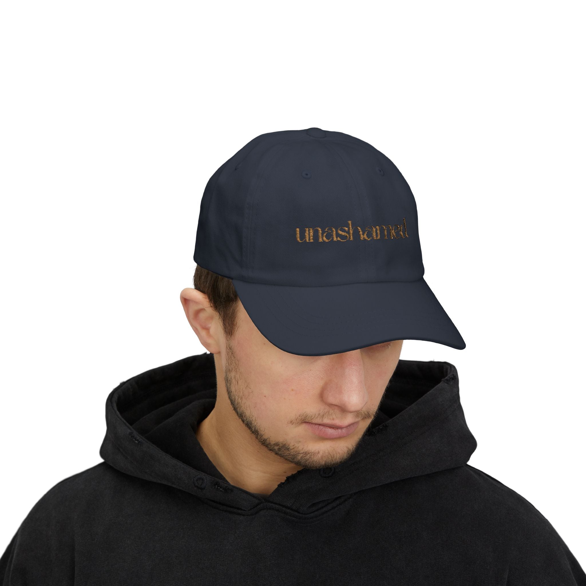 Men & Women CAP | UNASHAMED (beige font)