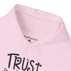 Trust in the Lord Hoodie | Faith Christian Heart Sleeve Design