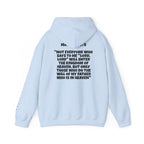 Men & Women Hoodies (Unisex) - Matthew 7: 8 Cross Hoodie | Bible Verse Scripture