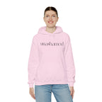 Men & Women Hoodies (Unisex) - I am UNASHAMED black font