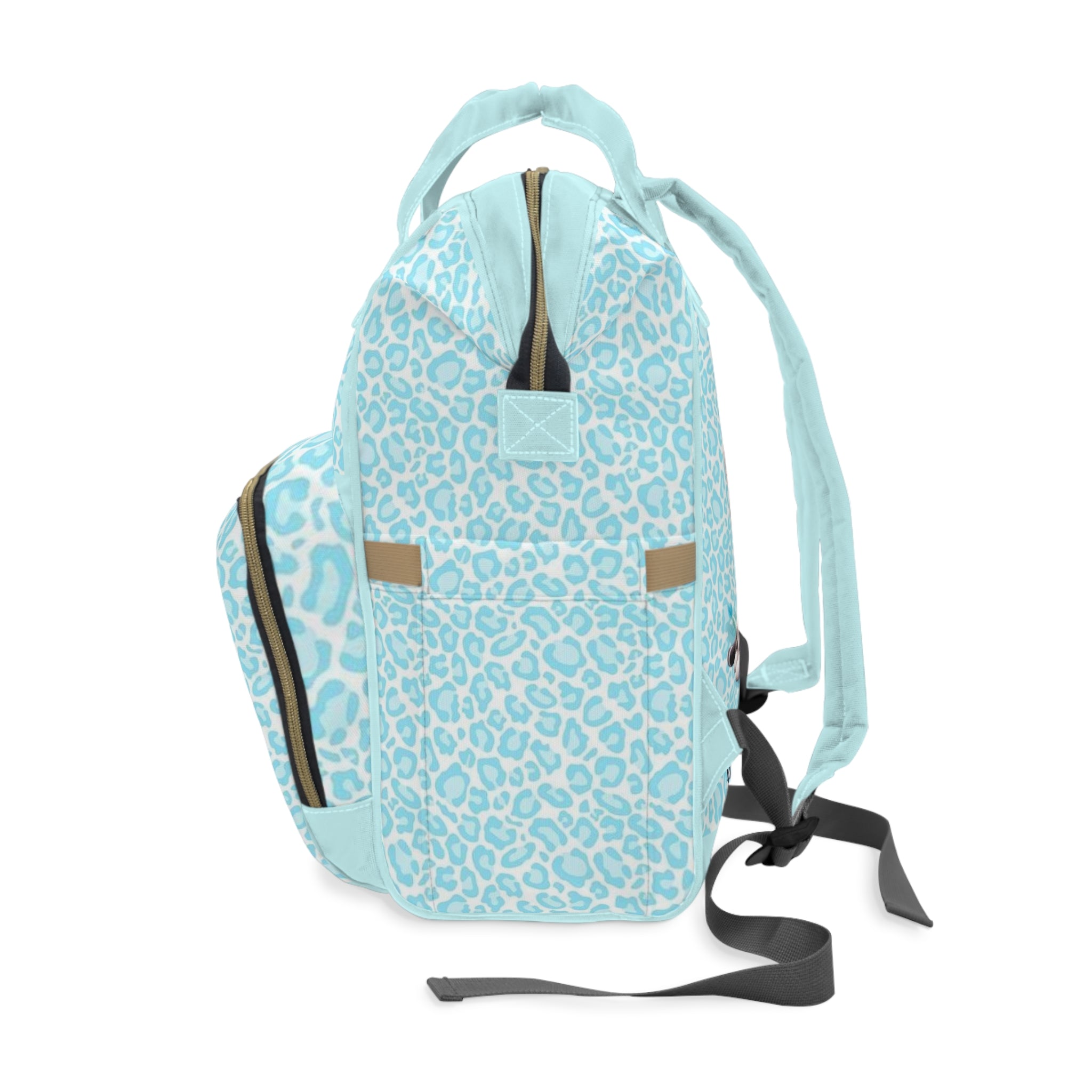 Boys Leopard Baby Diaper Backpack with "Psalm 139:14" Scripture