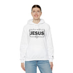 Love like Jesus Hoodie | Faith Christian Heart Sleeve Design