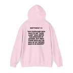 Men & Women Hoodies (Unisex) - Matthew 7: 8 Cross Hoodie | Bible Verse Scripture