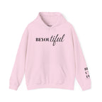 BEYOUtiful Hoodie | Faith Christian Heart Sleeve Design