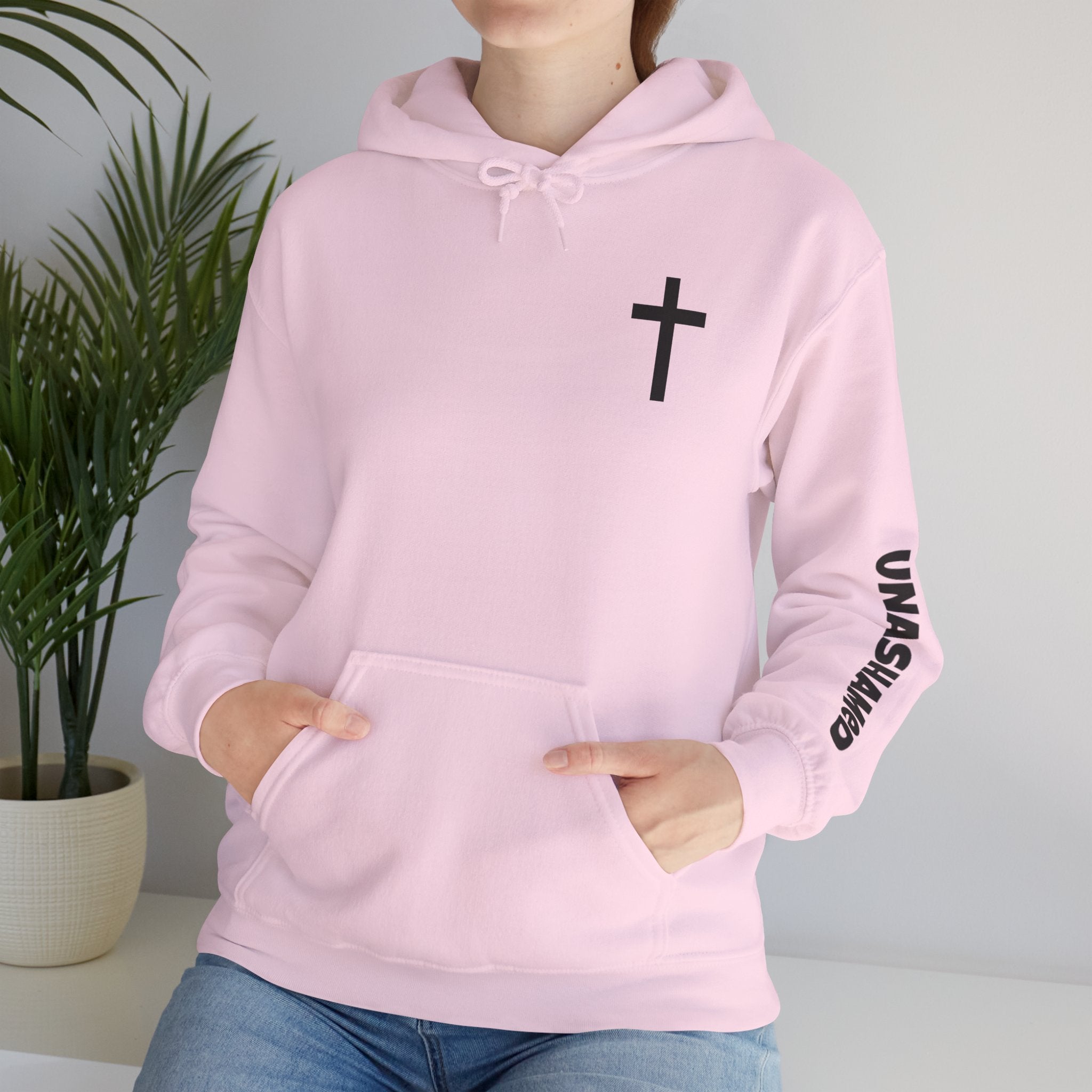 Men & Women Hoodies (Unisex) - Matthew 7:7 Cross Hoodie | Bible Verse Scripture