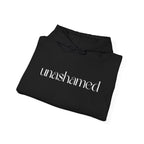 Men & Women Hoodies (Unisex) - I am UNASHAMED white font