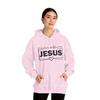 Love like Jesus Hoodie | Faith Christian Heart Sleeve Design