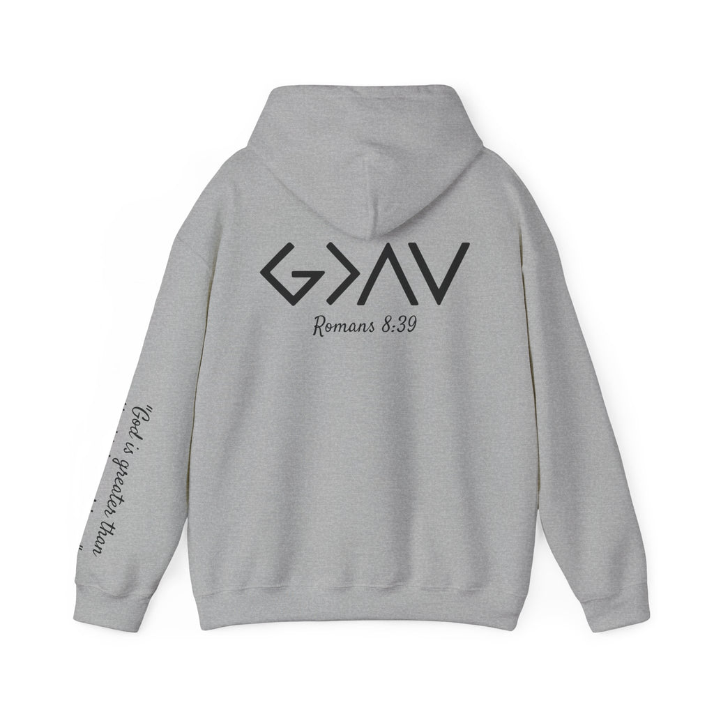 Women Hoodie - Romans 8:39 | GOD IS GREATER THAN MY HIGHS AND LOWS