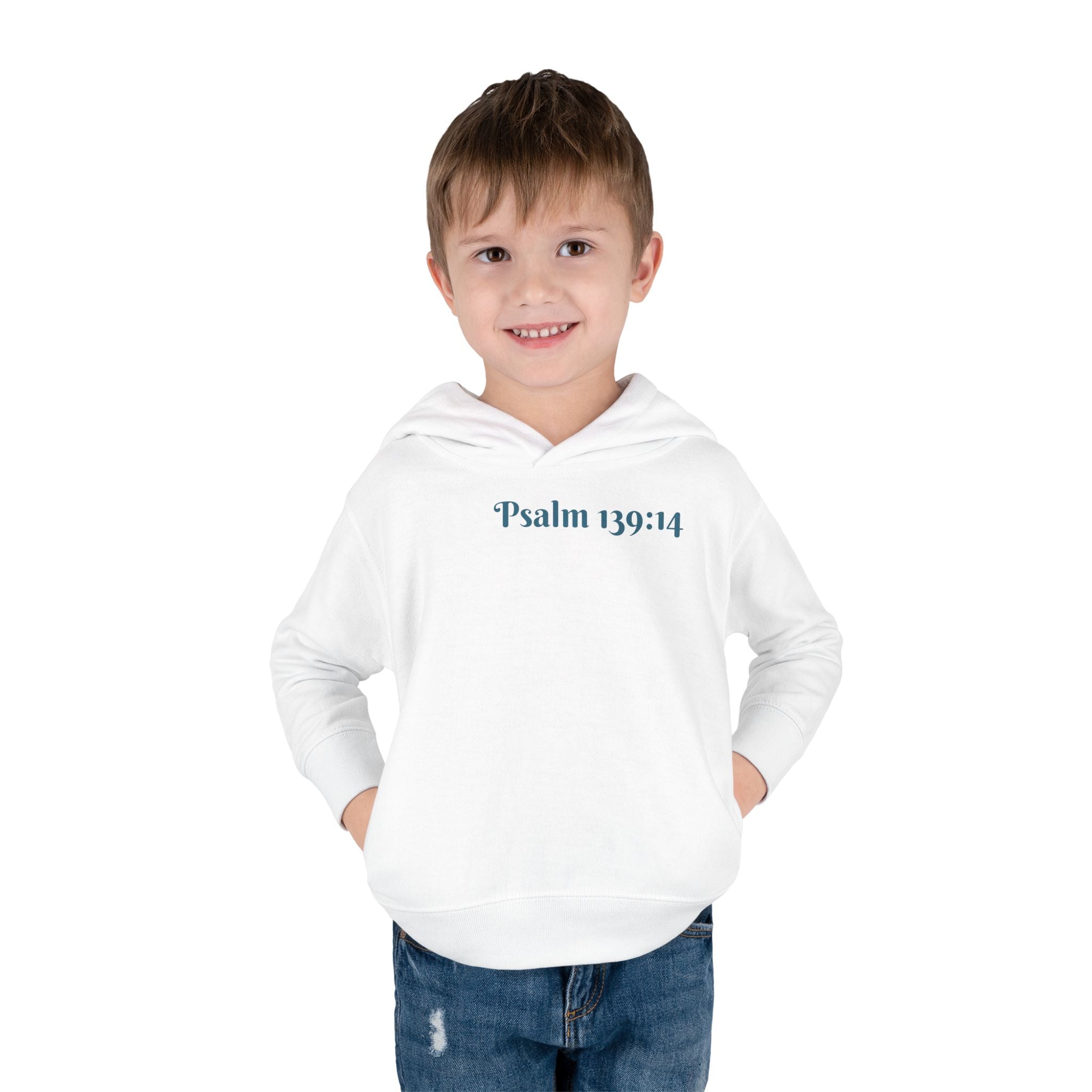 Boys Crocodile Hoodie with "Psalm 139:14" Scripture