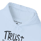 Trust in the Lord Hoodie | Faith Christian Heart Sleeve Design