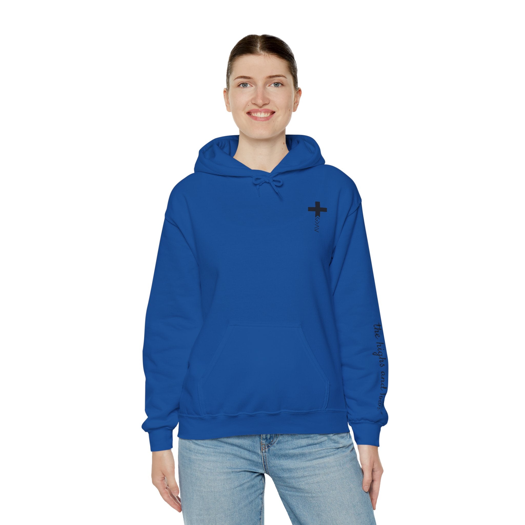 Women Hoodie - Romans 8:39 | GOD IS GREATER THAN MY HIGHS AND LOWS