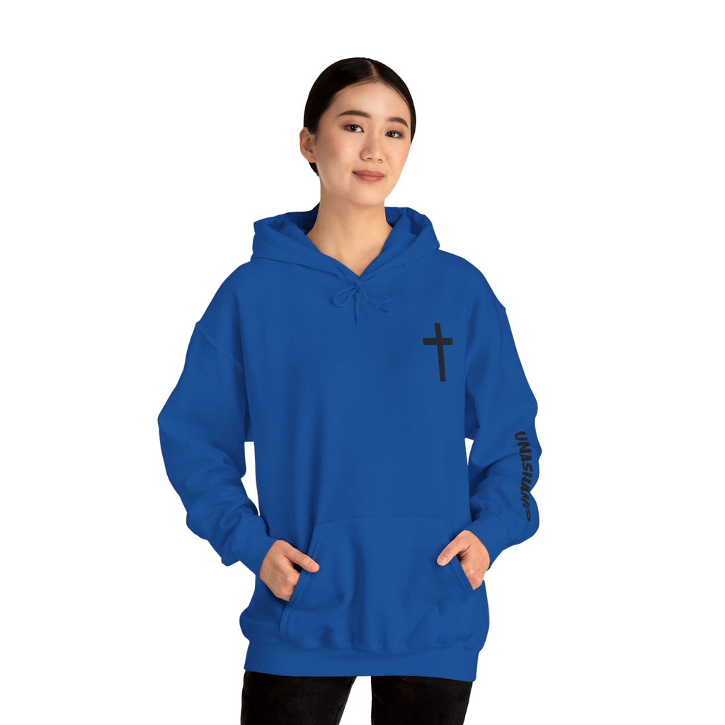 Men & Women Hoodie (Unisex) - Matthew 6: 25-26 Cross Hoodie | Bible Verse Scripture