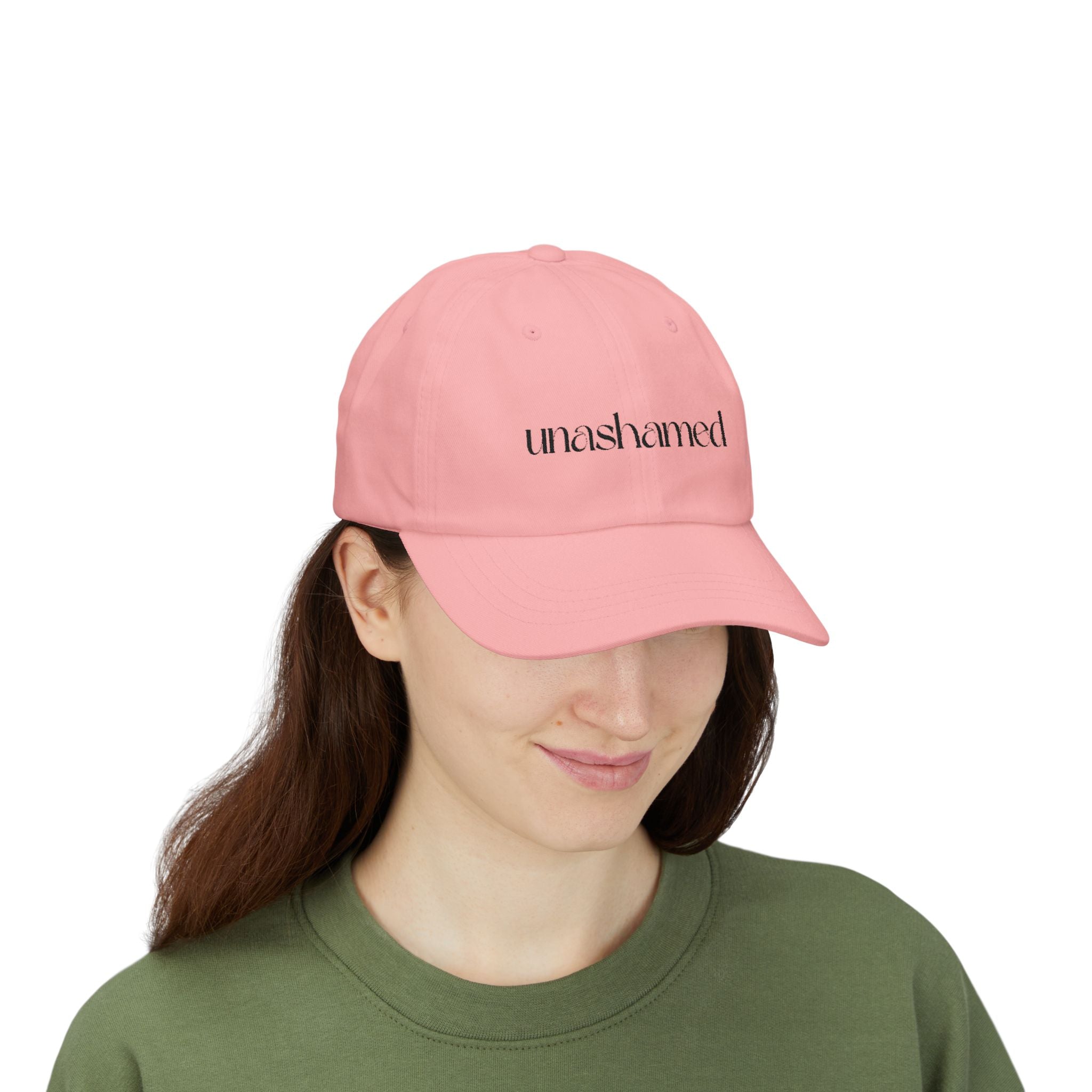 Men & Women CAP | UNASHAMED (black font)